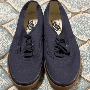 Vans Men's Dark Blue Canvas Sneakers